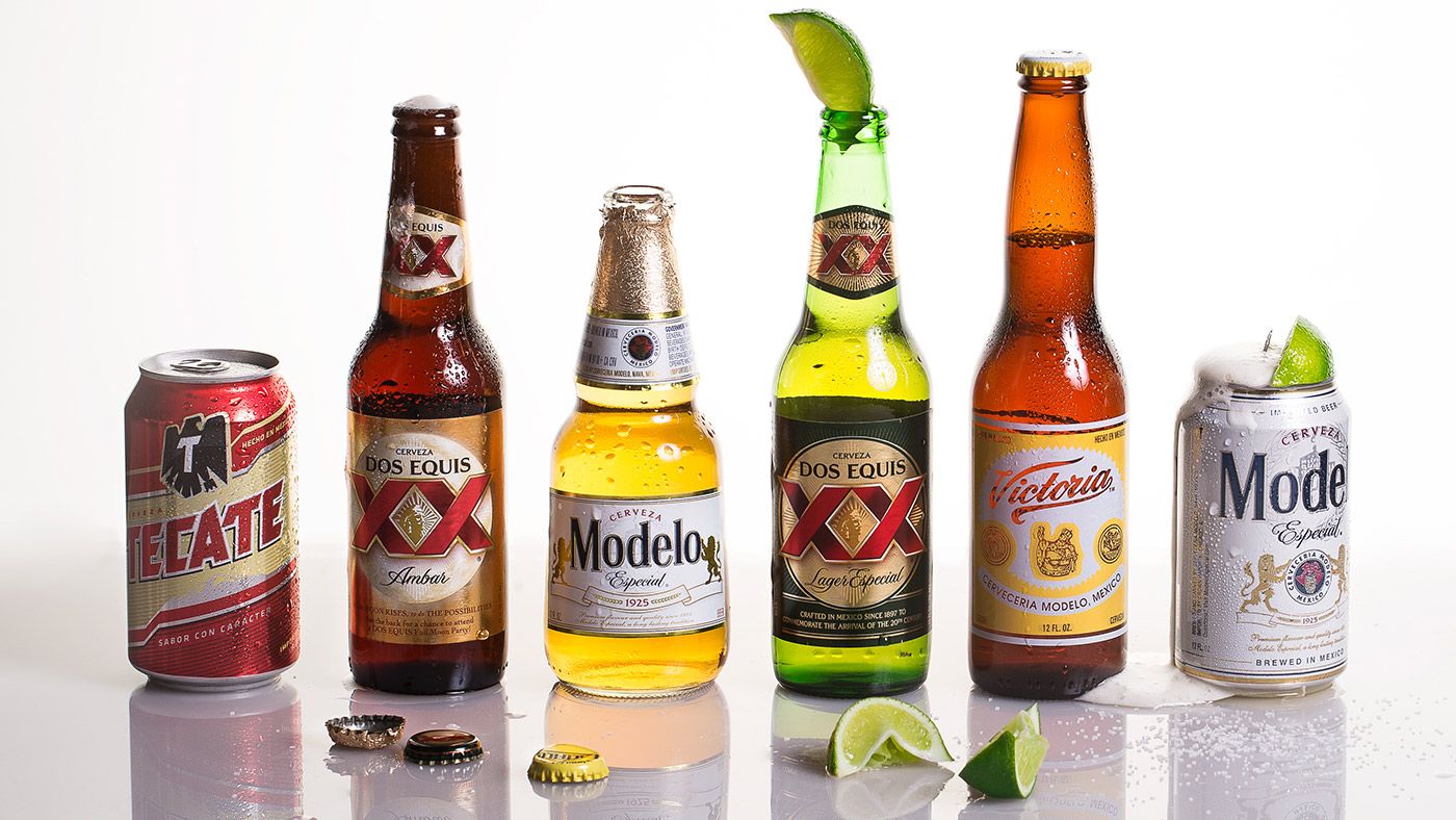 Feature-Mexican-Beer-Tecate-Modelo-Dos-Equis-Vitoria-Ambar Feature-Mexican-Beer-Tecate-Modelo-Dos-Equis-Vitoria-Ambar